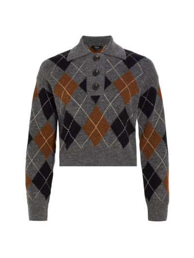 RAILS WOMEN'S SHAER POLO SWEATER 