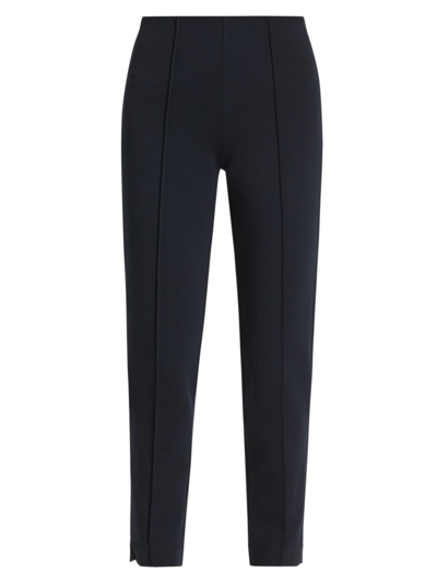 Shop Atm Anthony Thomas Melillo Women's Stretch Ponte Pants In Deep Navy