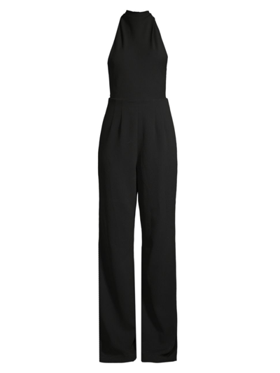 Shop Sau Lee Women's Portia Wide-leg Jumpsuit In Black