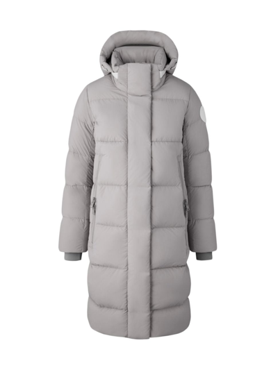 Shop Canada Goose Women's Byward Quilted Down Parka In Moonstone Grey
