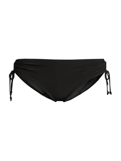 Shop Norma Kamali Women's Jason Low-rise Bikini Bottom In Black