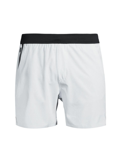 Shop Ten Thousand Men's Interval 5" Unlined Shorts In Light Grey