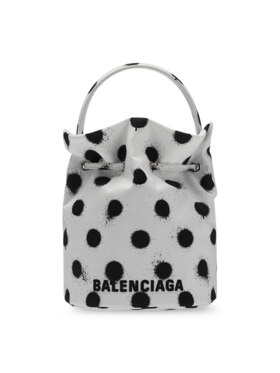 Balenciaga wheel xs drawstring bucket bag hot sale
