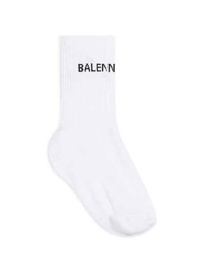 Shop Balenciaga Men's  Socks In White Black