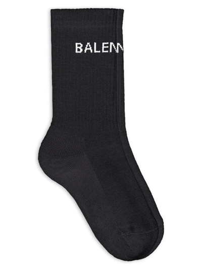 Shop Balenciaga Women's  Socks In Black White