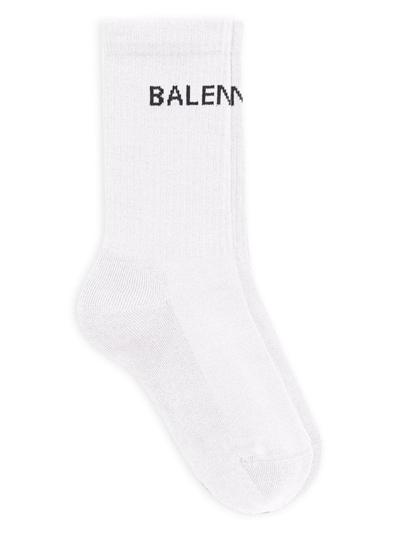 Shop Balenciaga Women's  Socks In White Black
