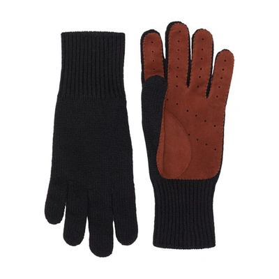 Shop Brunello Cucinelli Cashmere Gloves In Black