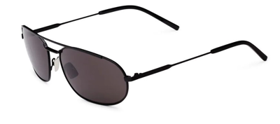 Shop Saint Laurent Black Navigator Men's Sunglasses Sl 561 001 61