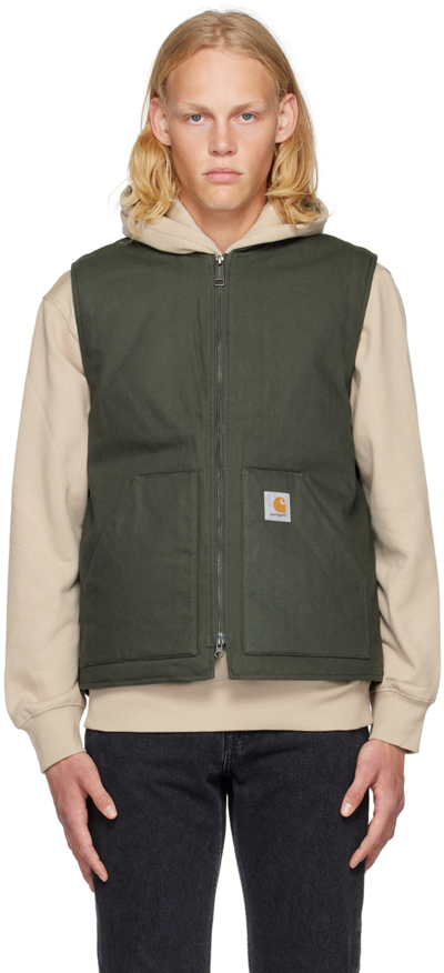 Carhartt Rigid Gilet Vest In Green | ModeSens