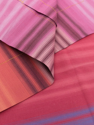 Missoni Striped Duvet Cover In Red