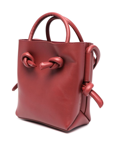 Shop Marsèll Nodino Knot-detail Tote Bag In Red