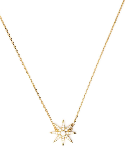 Shop Carat London Atrias Star Necklace In Gold