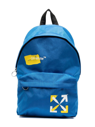 Shop Off-white Arrows-print Backpack In Blue