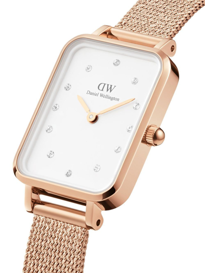 Daniel Wellington Quadro Pressed Melrose Lumine 26mm In White