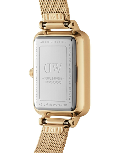 Daniel Wellington Quadro Lumine Pressed Evergold 26mm In White