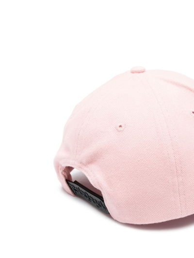 Palm Angels Bear Patch Baseball Cap In Pink