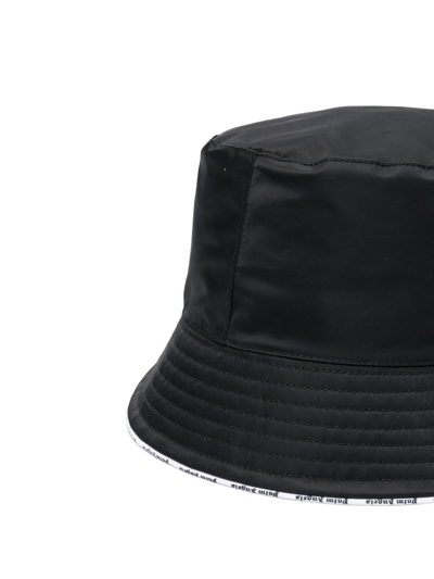 Shop Palm Angels Bear Motif Bucket Hat In Black
