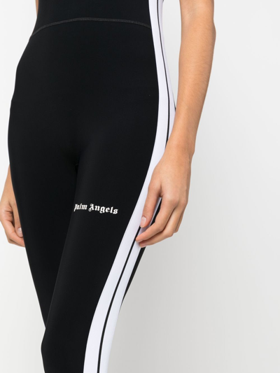 Palm Angels Logo-print Training Jumpsuit In Black