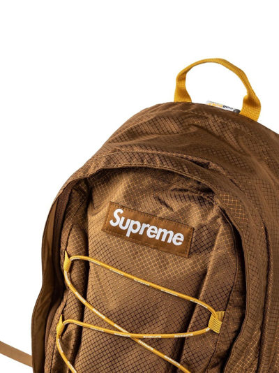 Shop Supreme Box Logo Drawstring Backpack In Black