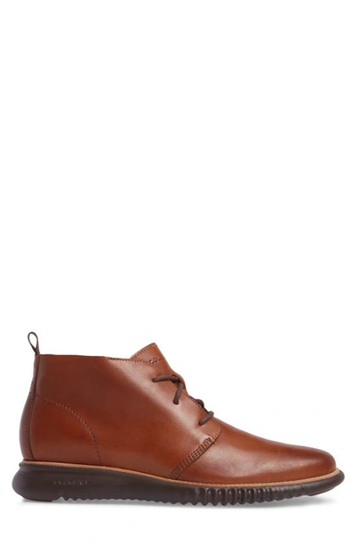 Shop Cole Haan 2.zerogrand Chukka Boot In British Tan/ Java Leather