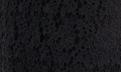 Nina Leonard Crochet Lace Sheath Dress In Black