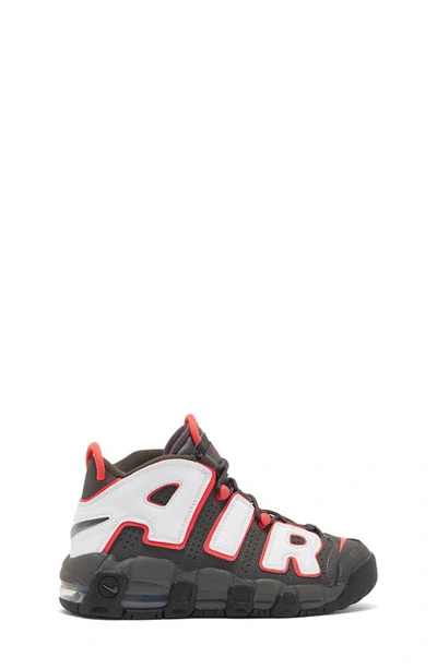 Shop Nike Kids' Air More Uptempo '96 Sneaker In Medium Ash/ White/ Black
