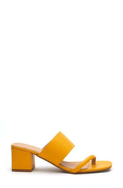 Shop Matisse Fade Block Heel Sandal In Saffron