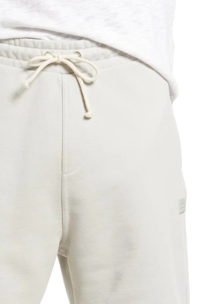 Shop Frame Cotton Sweat Shorts In Grey Green