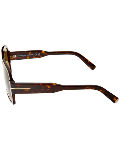 Shop Tom Ford Men's Camden 58mm Sunglasses In Brown