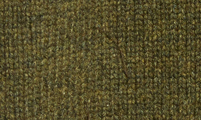 Shop Schott Corduroy Elbow Patch Wool Blend Cardigan In Moss