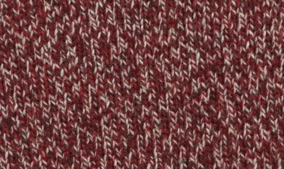 Shop Barbour Sid Half Zip Wool & Cotton Sweater In Crimson Marl