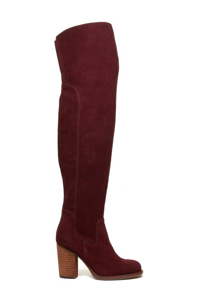 Kelsi Dagger Brooklyn Logan Over The Knee Boot In Garnet