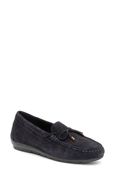 Shop Ara Amarillo Leather Driving Shoe In Blue