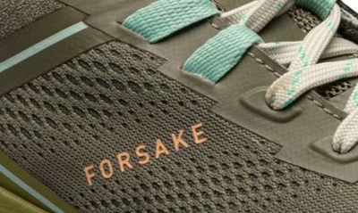Shop Forsake Cascade Trail Water Resistant Hiking Sneaker In Olive