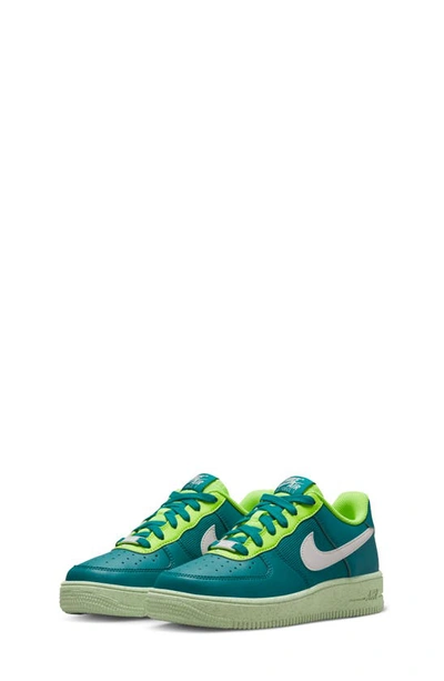 Nike Force 1 Crater Next Nature Little Kids' Shoes In Spruce/ Volt/ Volt/ Phantom