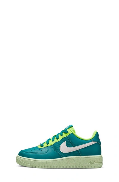 Nike Force 1 Crater Next Nature Little Kids' Shoes In Spruce/ Volt/ Volt/ Phantom