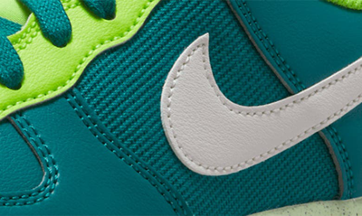 Shop Nike Kids' Air Force 1 Crater Sneaker In Spruce/ Volt/ Volt/ Phantom