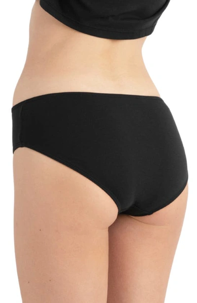 Kent 2-pack Compostable Organic Cotton Hipster Briefs In Black