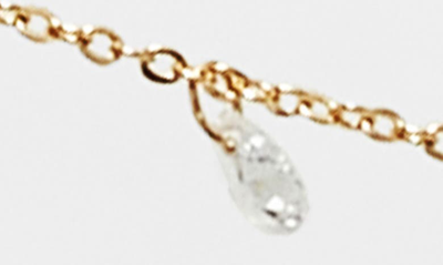 Vidakush Dainty Drop Charm Body Chain In Gold