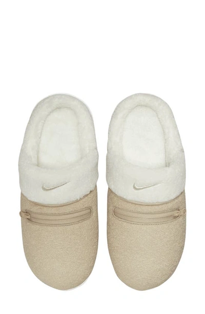 Shop Nike Burrow Se Slipper In Sanddrift/ White/ Phantom