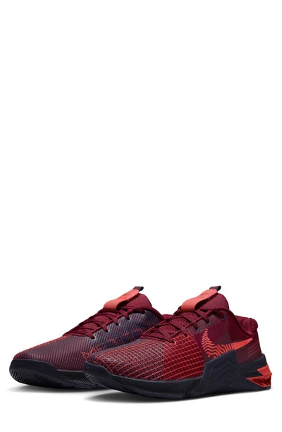 Nike Metcon 8 Training Shoe In Red/ Purple/ Blackened Blue | ModeSens