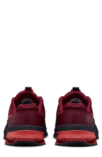 Shop Nike Metcon 8 Training Shoe In Red/ Purple/ Blackened Blue