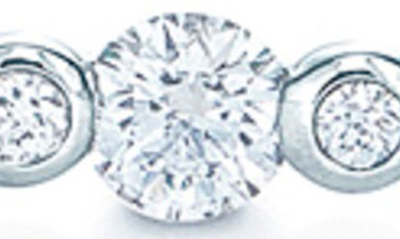Kwiat Starry Night Curved Bar Diamond Necklace In White Gold