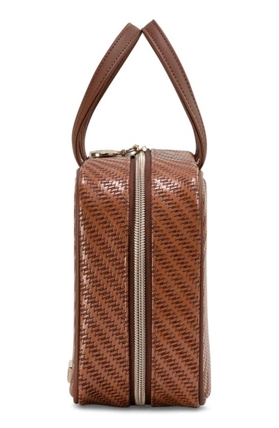 Shop Stephanie Johnson Rosewood Cognac ml Traveler Cosmetics Case