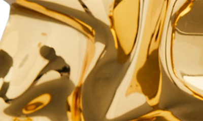 Alexis Bittar Crumpled Gold Large Post Earrings In Gold