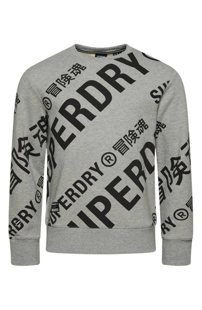 analyse Laster Resoneer Superdry Code Classic Logo Crewneck Sweatshirt In Grey Marl | ModeSens