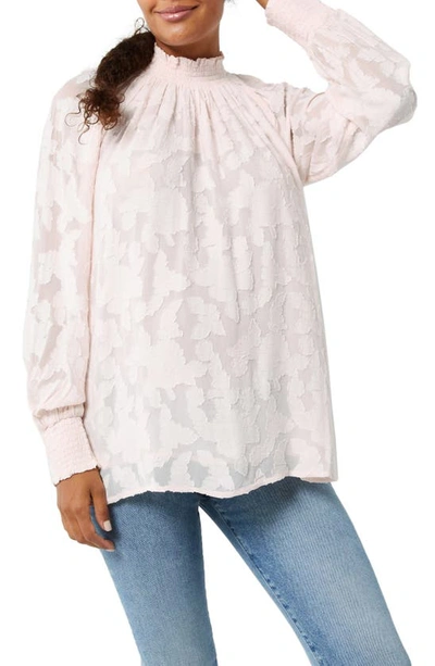 Shop A Pea In The Pod Appliqué Maternity Blouse In Crystal Pink