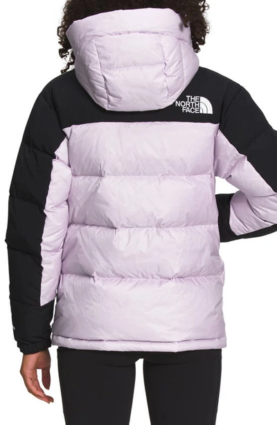 Shop The North Face Hmlyn Water Repellent 550 Fill Power Down Parka In Lavender Fog