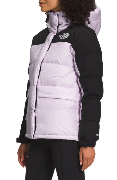 Shop The North Face Hmlyn Water Repellent 550 Fill Power Down Parka In Lavender Fog