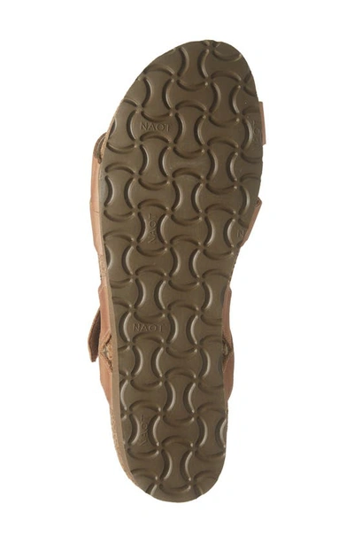 Naot 'kayla' Sandal In Latte Brown Leather